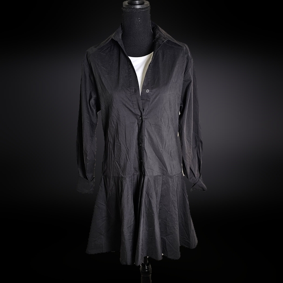 CODE X MODE Mini Dress Button Up Top Flaired Skirt Size XS - Picture 2 of 12